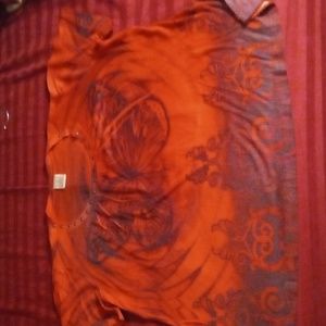 Ransom short sleeve women shirt red and black